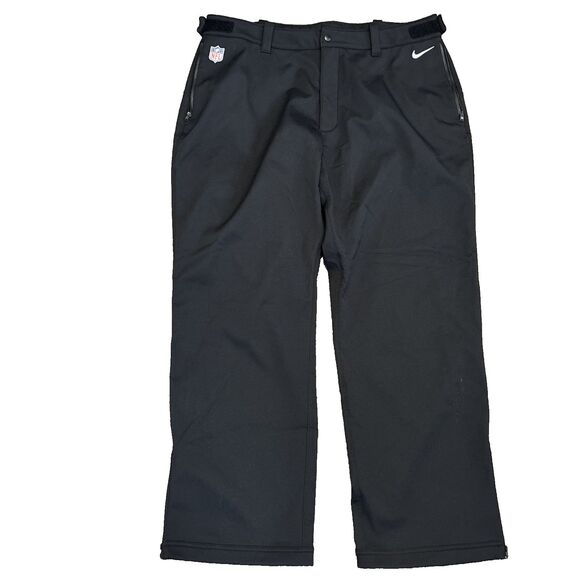 Mens Nike NFL Shield Softshell Pants Black XXL 641572 - Jets Team Owned - Picture 1 of 14